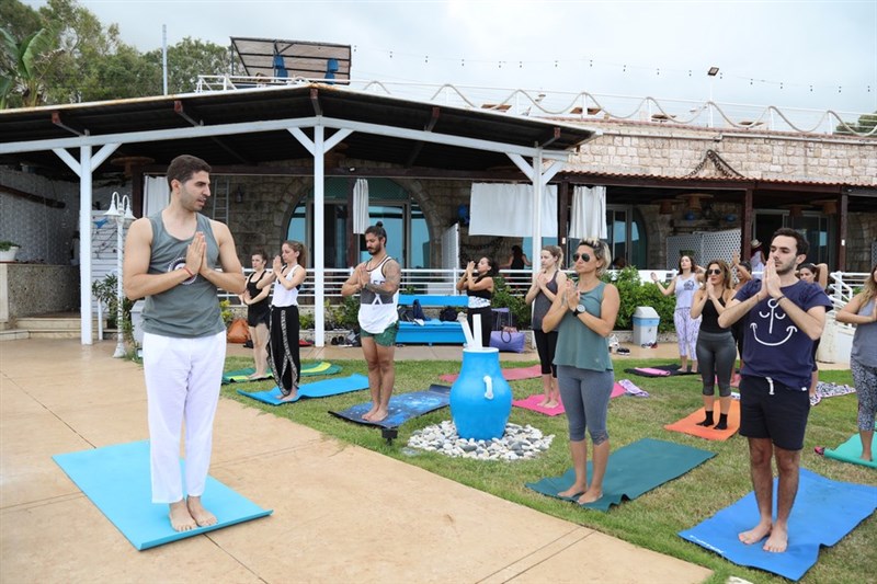 Hatha Yoga Session at Le Blanc Bleu